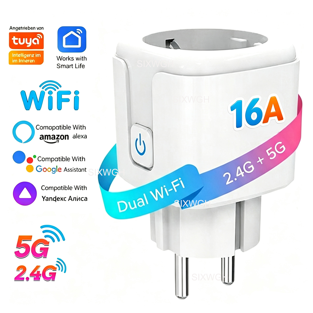 Timer Dual Outlet - Enchufe inteligente Tuya WiFi de doble