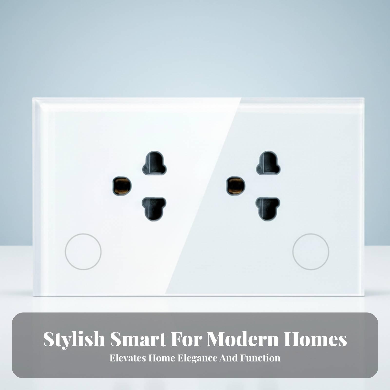 Timer Dual Outlet - Enchufe de pared WiFi con tecnología
