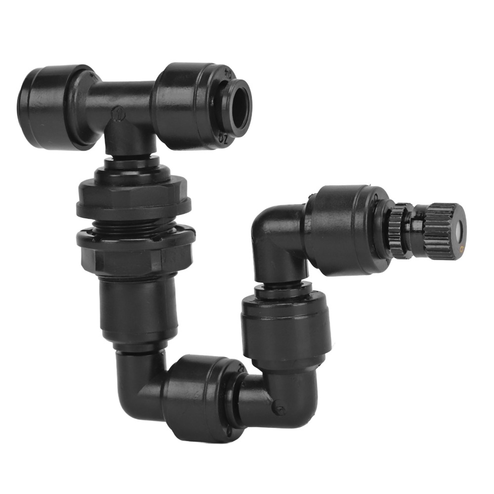 Misting Nozzle Reptile - Boquilla de nebulización ajustable negra para