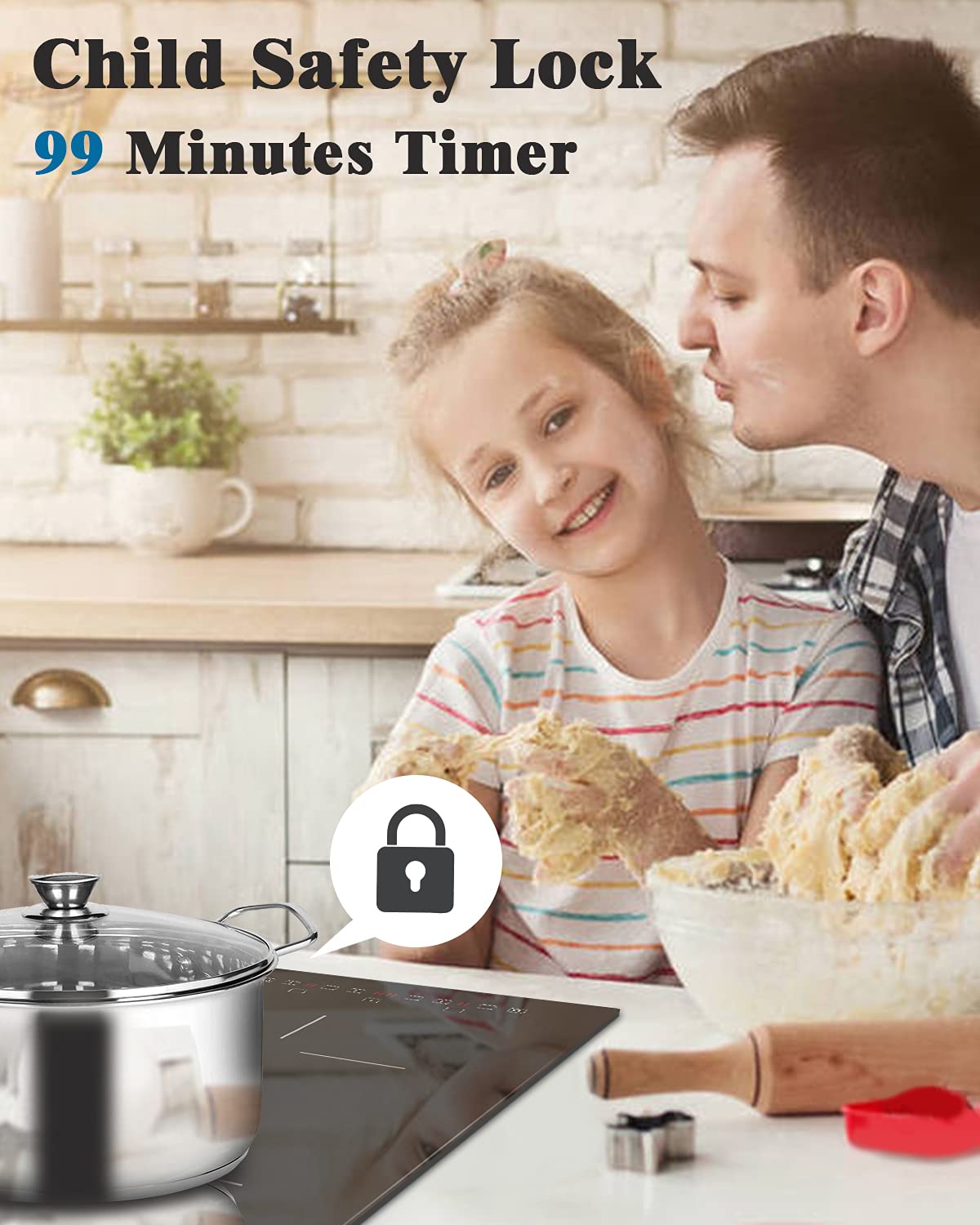 Placa de inducción Karinear de - Timer Dual Outlet reseña y precio