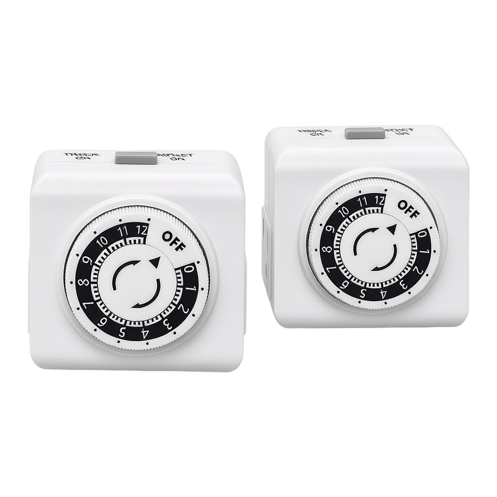 Paquete de 2 enchufes temporiz - Timer Dual Outlet reseña y precio