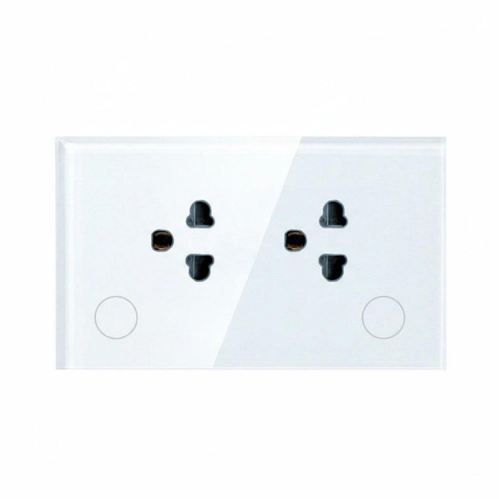 Enchufe de pared WiFi con tecn - Timer Dual Outlet reseña y precio